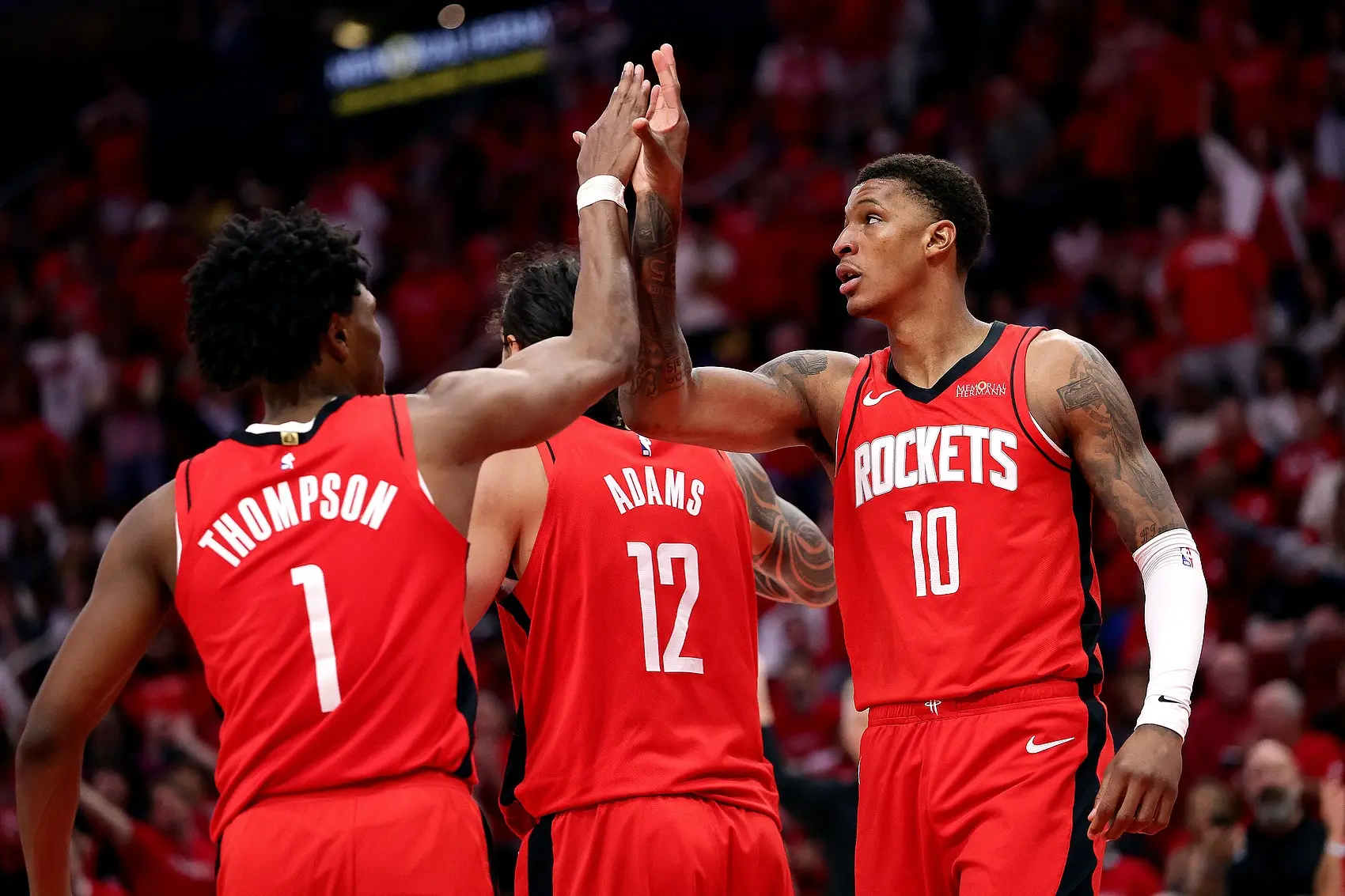 火箭该怎么, 同阵容的试, 火箭第一场